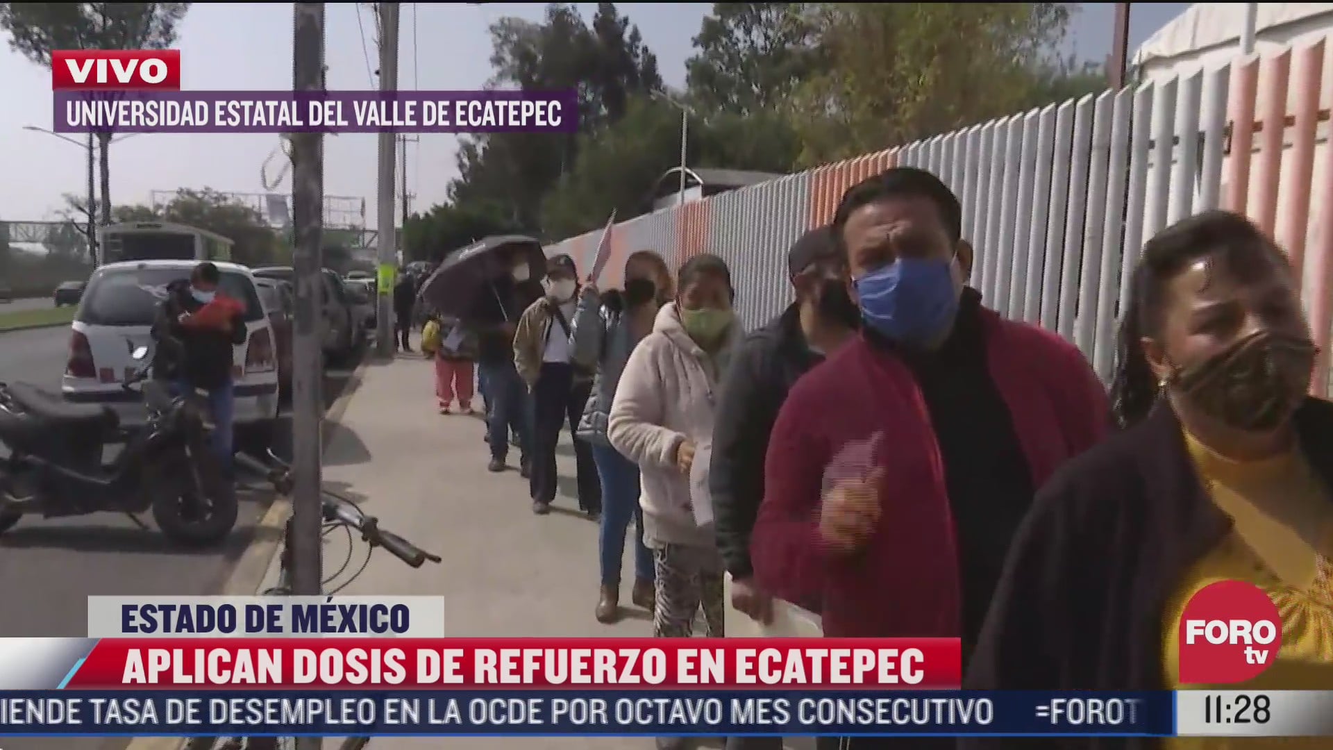 aplican dosis de refuerzo de vacuna contra el covid en ecatepec estado de mexico