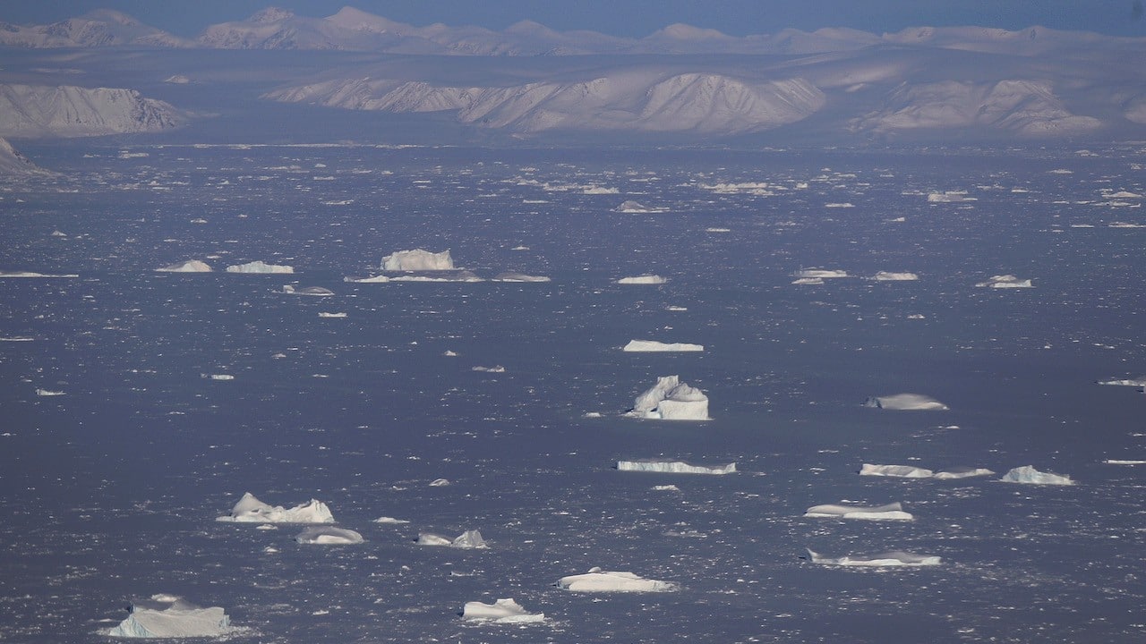 El hielo marino en el Océano Ártico (Getty Images)