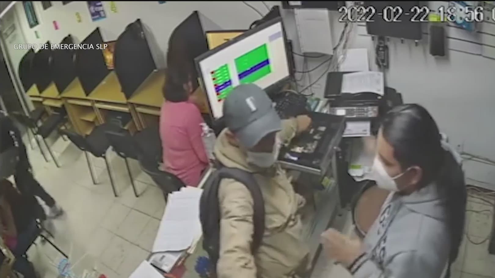 asaltantes roban cibercafe en san luis potosi