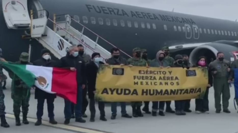 avion de la fuerza aerea mexicana trasladara a latinoamericanos evacuados de ucrania
