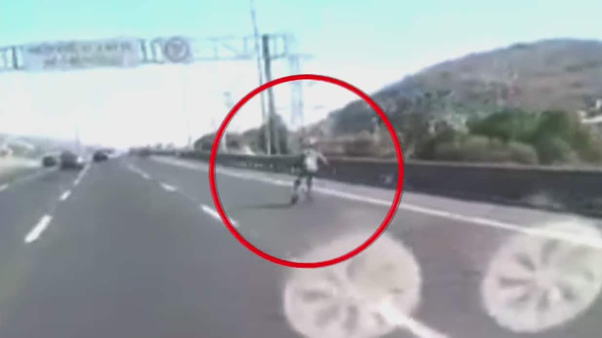 captan a patinadores arriesgando su vida en autopista mexico pachuca