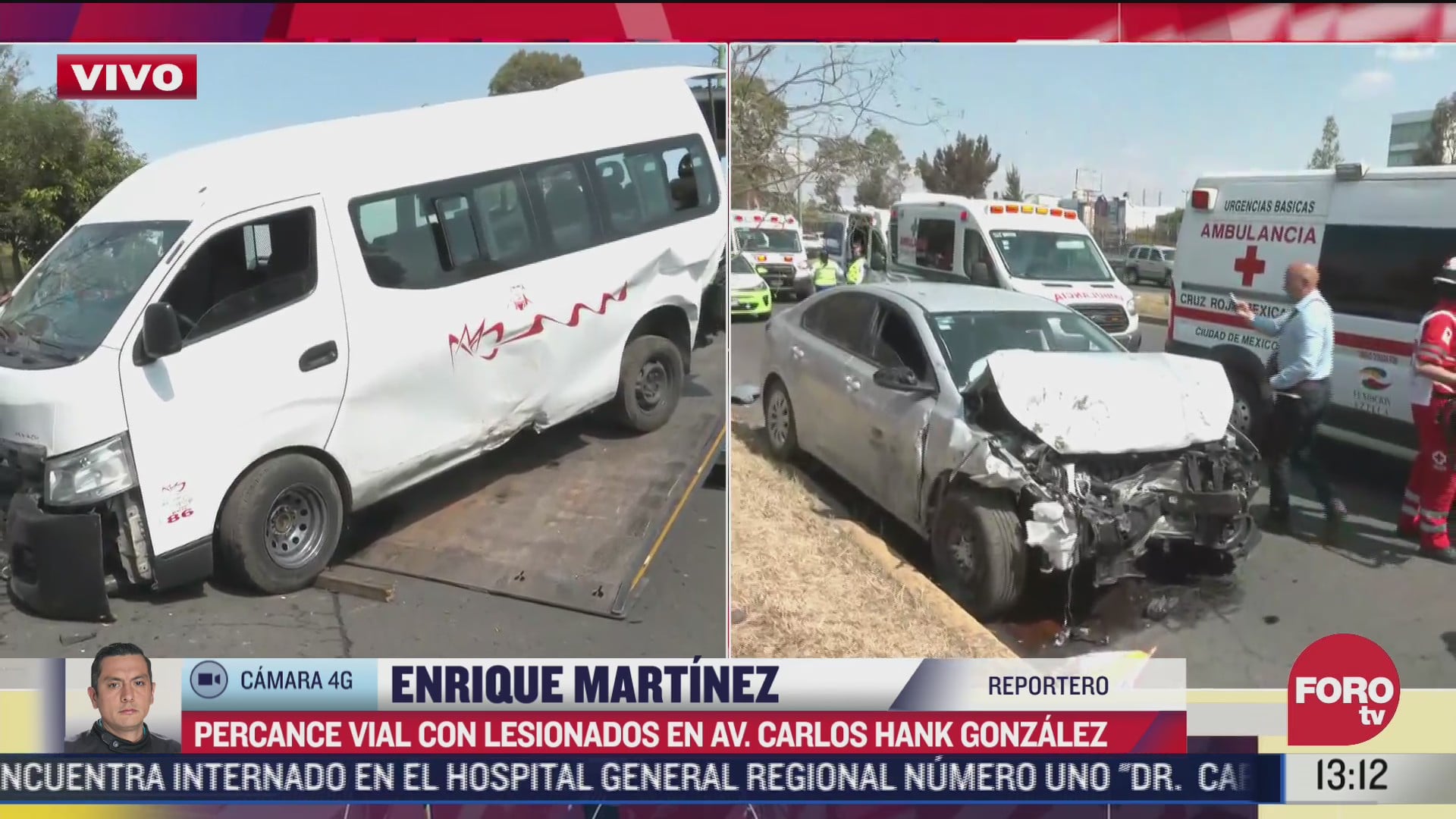 choque de vagoneta deja varios lesionados en ecatepec