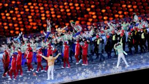 Desfile en los Juegos Olímpicos de Invierno 2022
