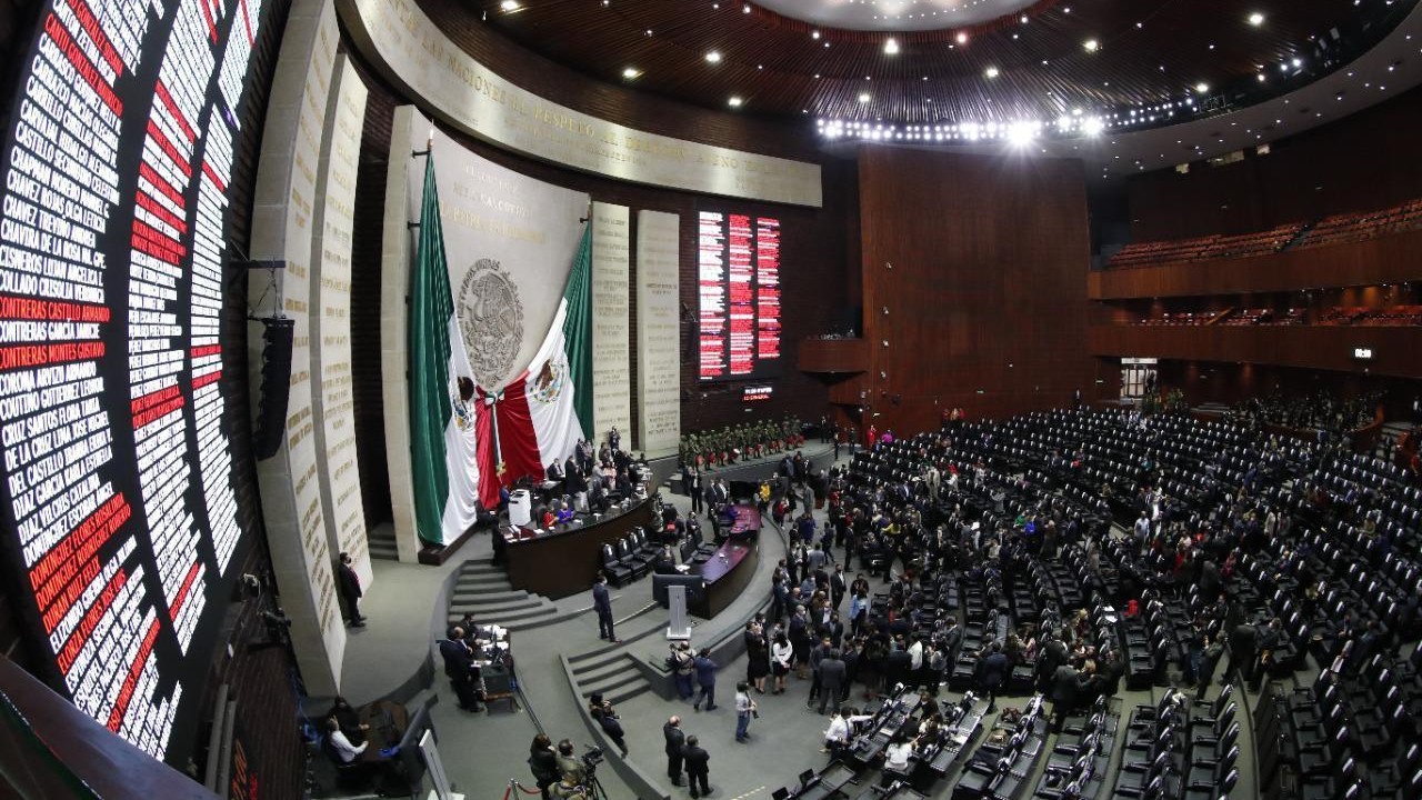 El pleno de la Cámara de Diputados en México (Twitter: @Mx_Diputados)