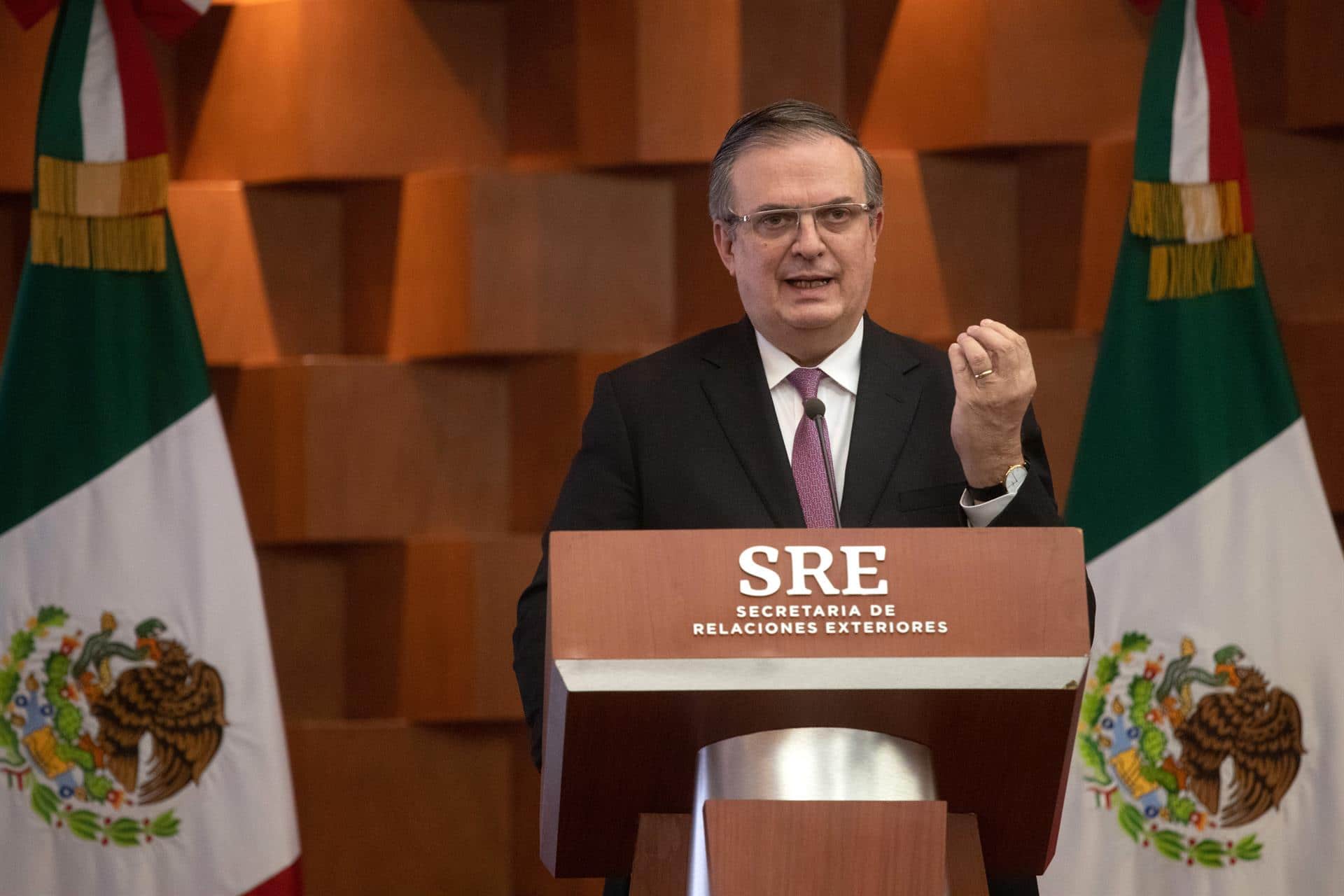 El secretario mexicano de Relaciones Exteriores (SRE), Marcelo Ebrard (EFE)