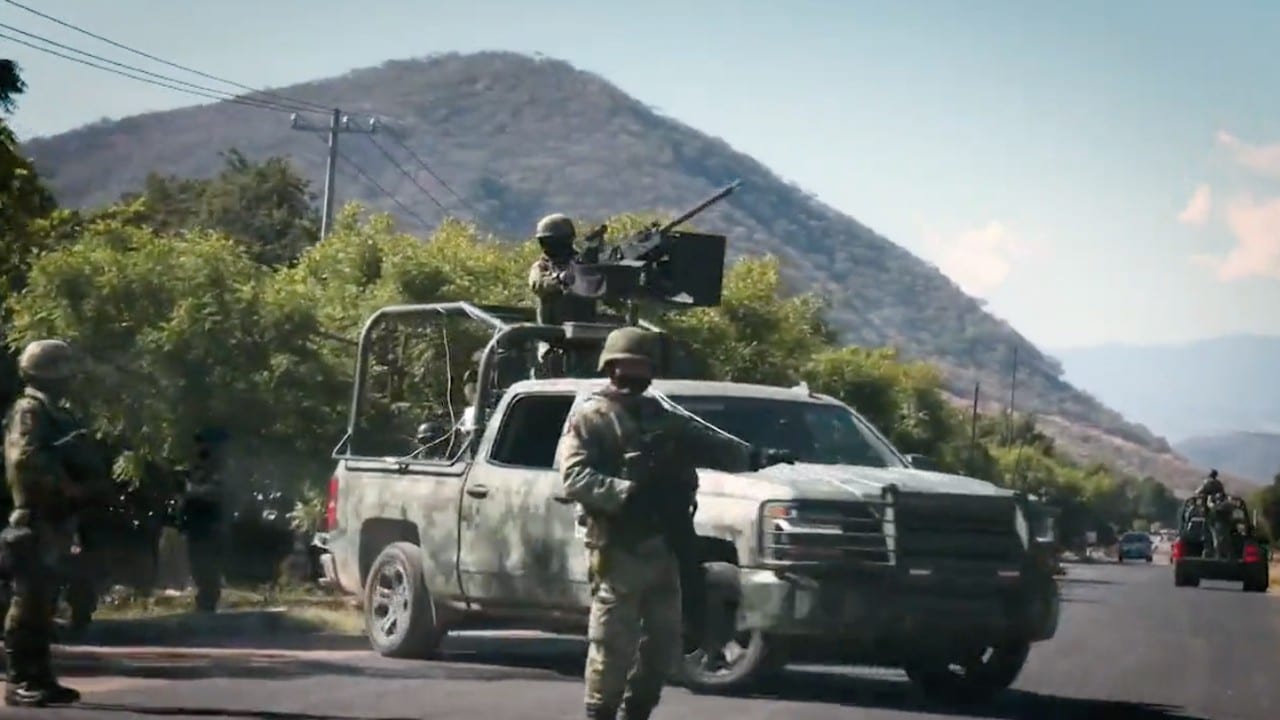 Ejército, GN y Policía de Michoacán avanzan en la recuperación de la región de Tierra Caliente