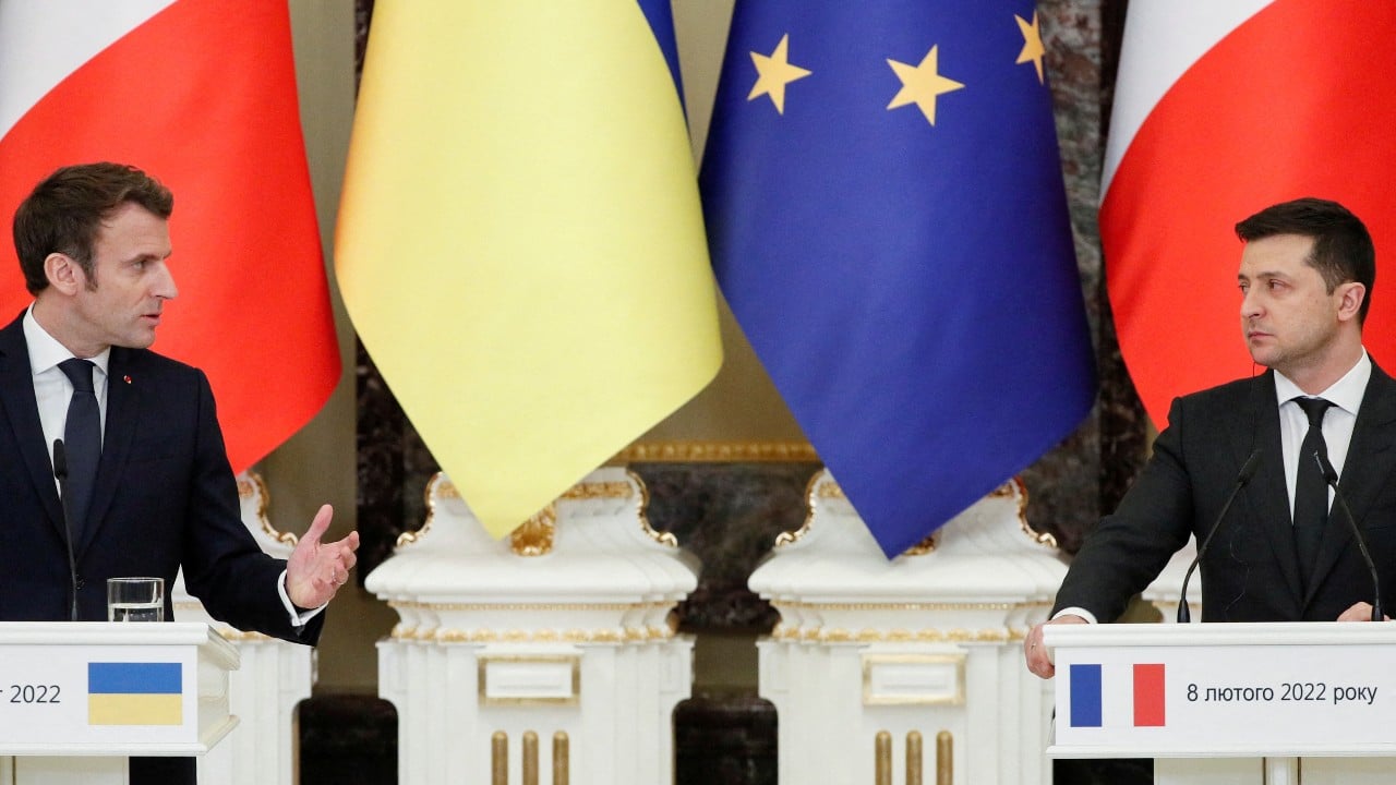 Macron confirma que tuvo reuniones con líderes de Rusia y Ucrania para buscar arreglo a sus tensiones