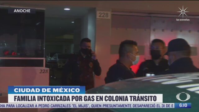 familia intoxicada por gas en colonia transito en cdmx