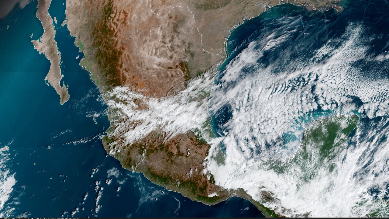 Fuertes lluvias y bajas temperaturas se registran en la península de Yucatán