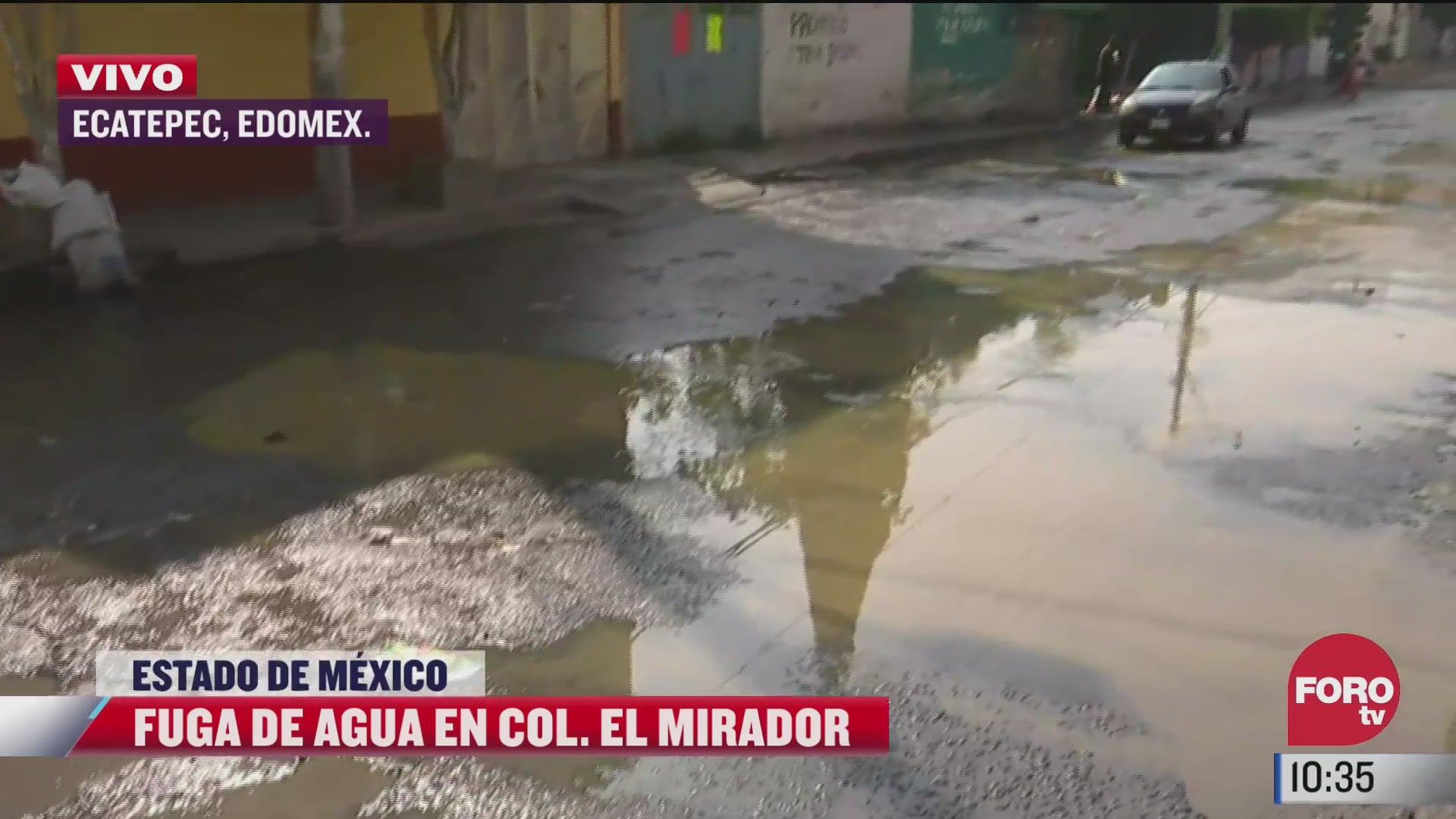 fuga de agua de drenaje afecta a habitantes de ecatepec