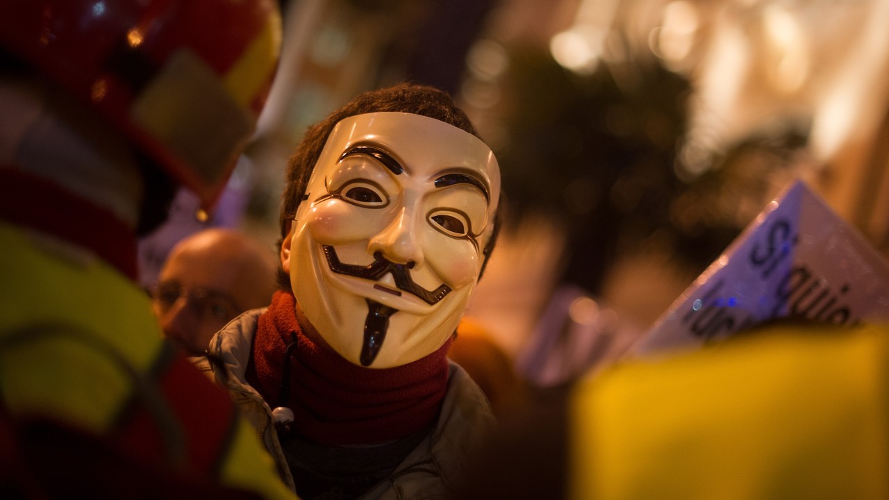 Anonymous le declara la "ciberguerra" a Rusia por Ucrania