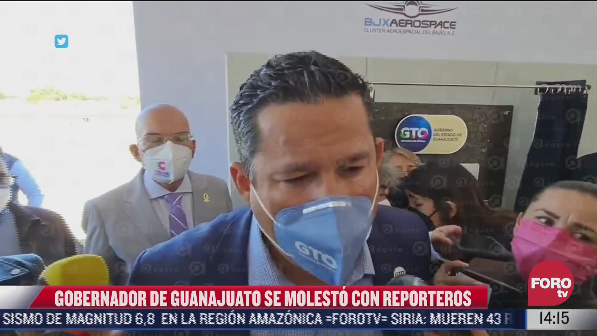 gobernador de guanajuato se disculpa por molestarse con reporteros
