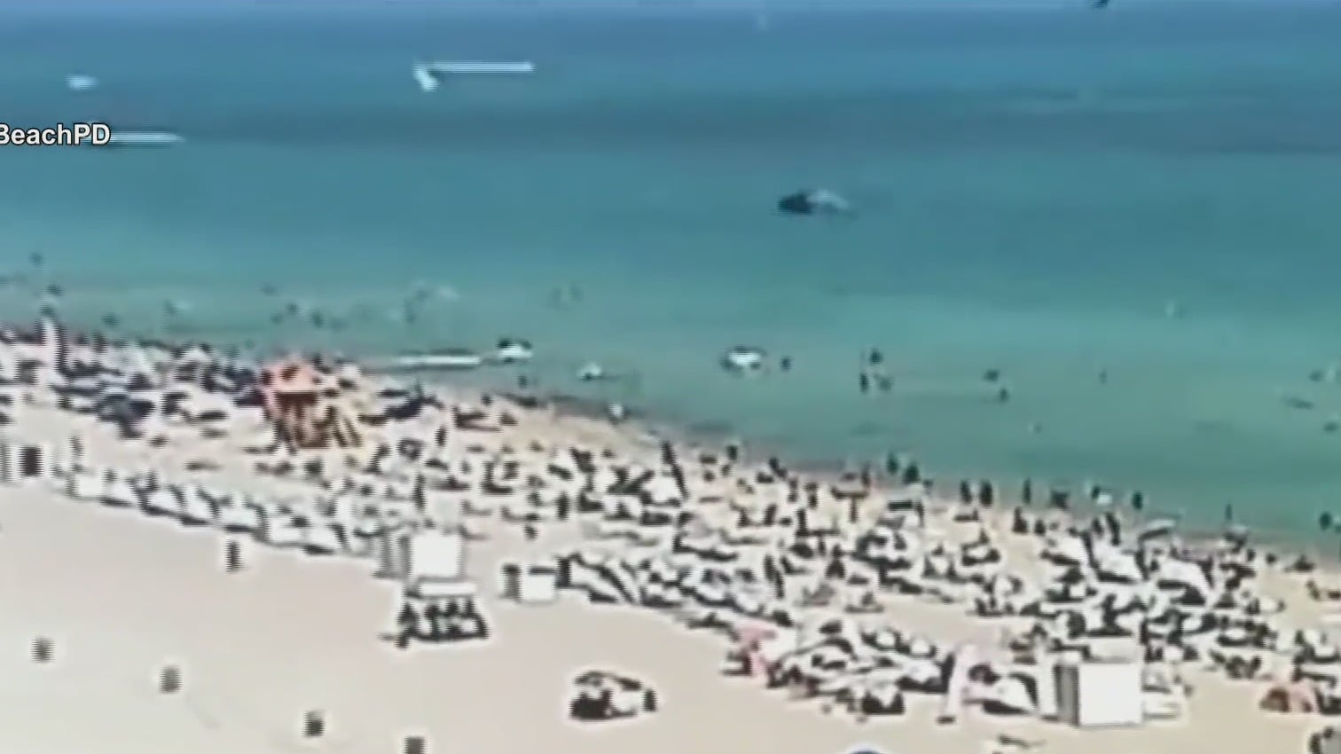 helicoptero se estrella en playa de miami florida