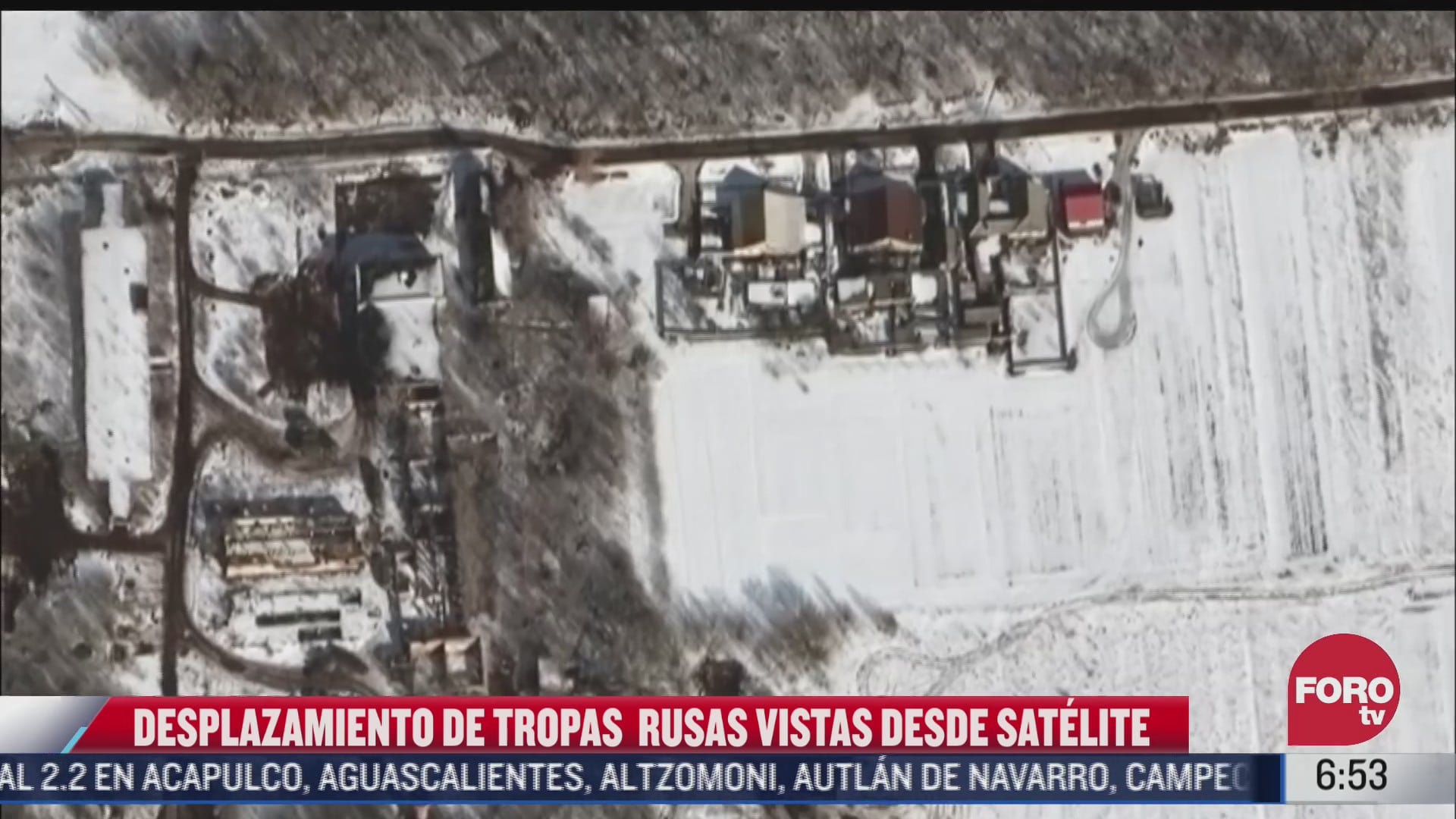 imagenes satelitales muestran desplazamiento de tropas rusas en frontera con ucrania