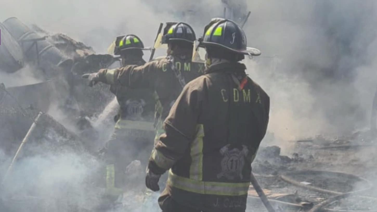 incendio deja dos lesionados en la alcaldia xochimilco