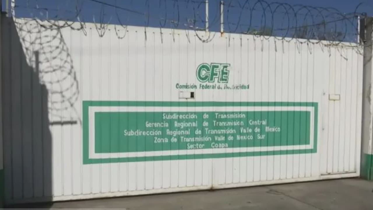 Instalaciones de la CFE en Xochimilco.