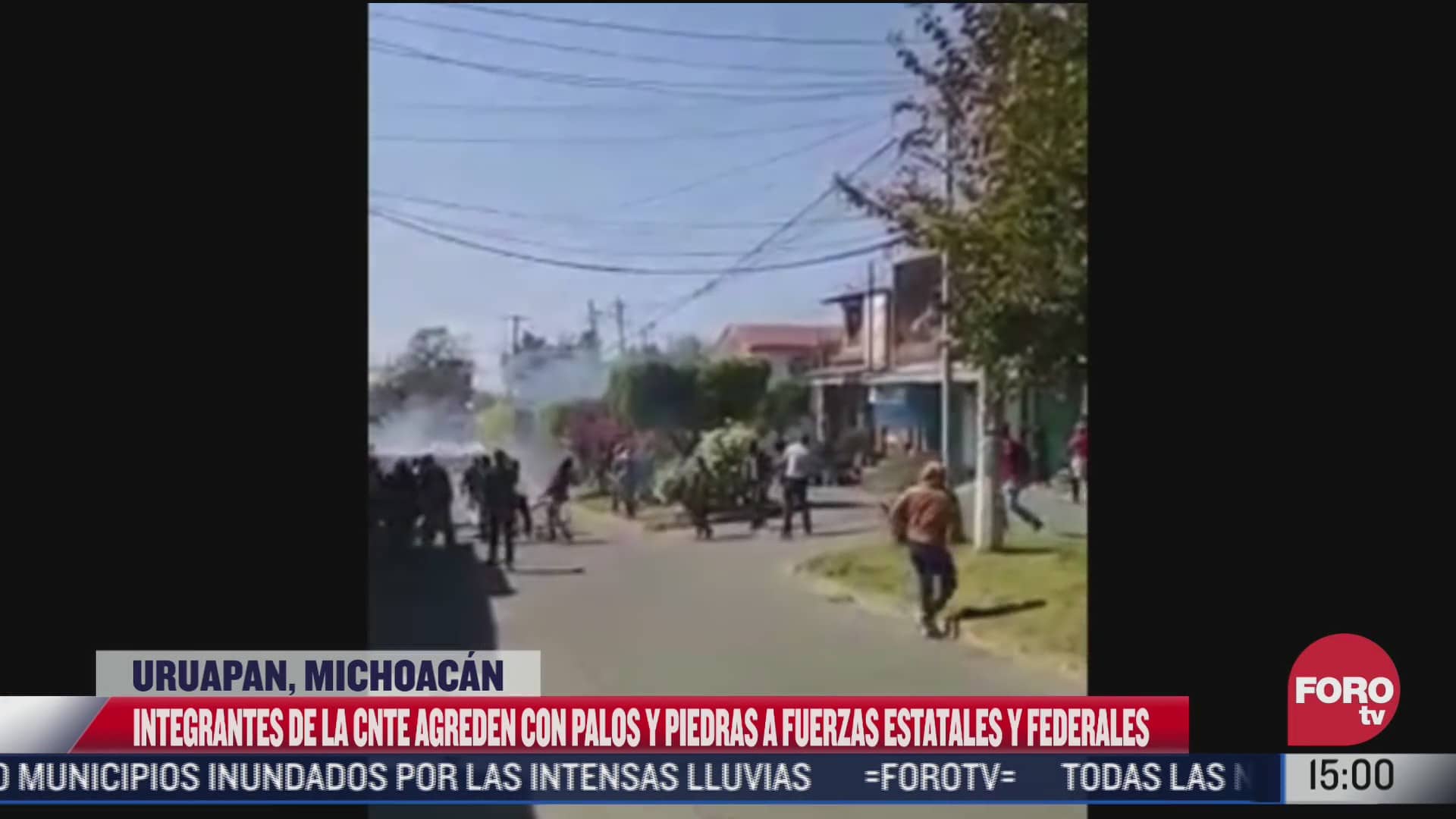 integrantes de la cnte agreden a policias en michoacan