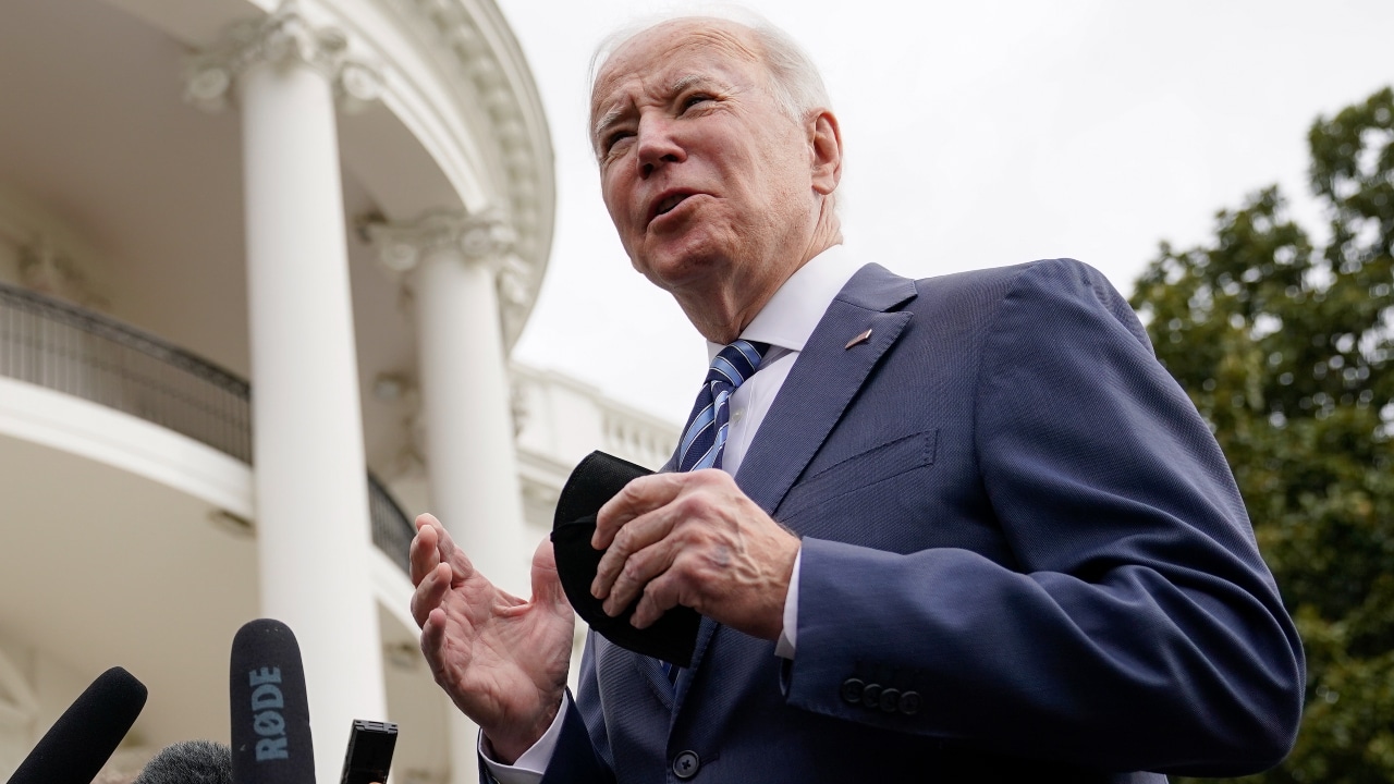 El presidente de Estados Unidos, Joe Biden, ofrece una conferencia sobre el conflicto entre Rusia y Ucrania