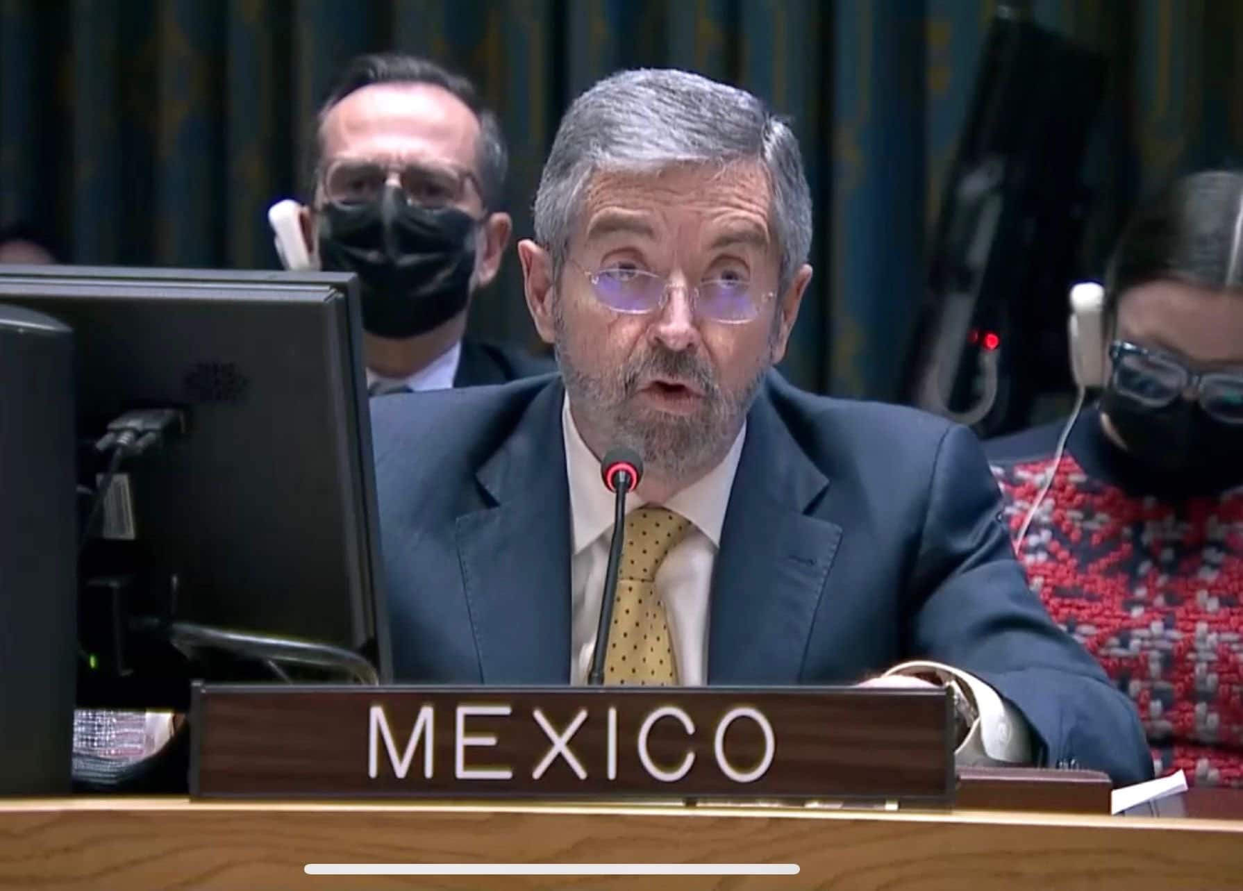 México pide ante la ONU cese a la violencia en Ucrania