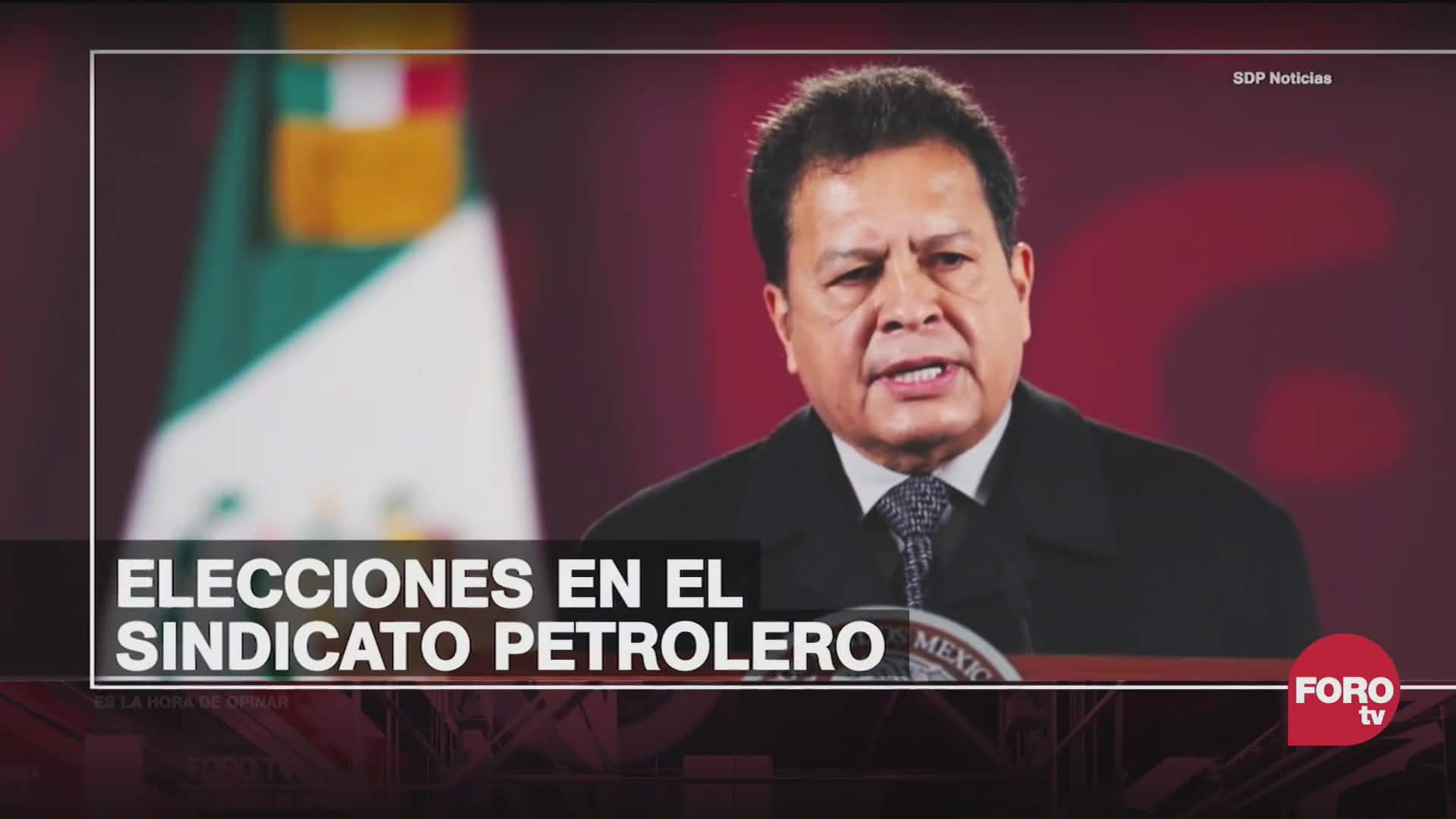 la eleccion del nuevo secretario general del sindicato de trabajadores petroleros de la republica mexicana