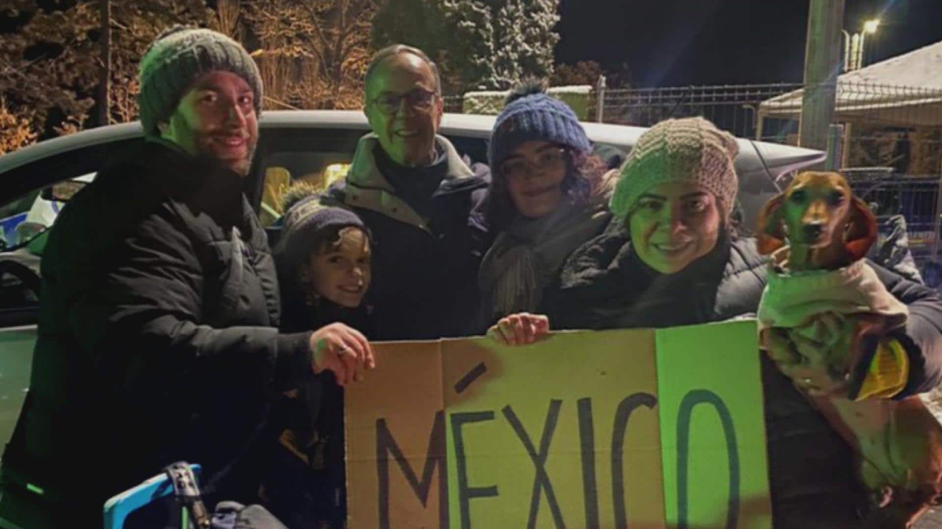 llega familia mexicana proveniente de kiev a rumania