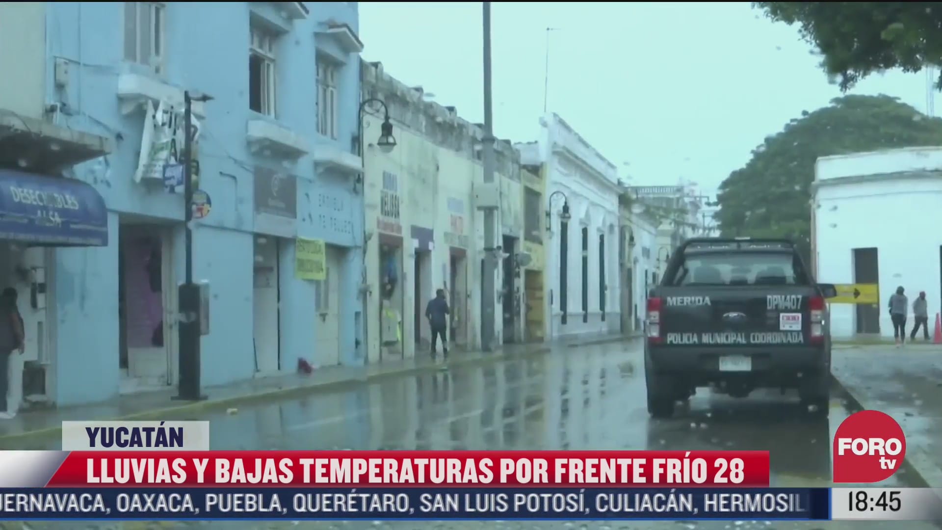 lluvias y bajas temperaturas por frente frio 28 en yucatan