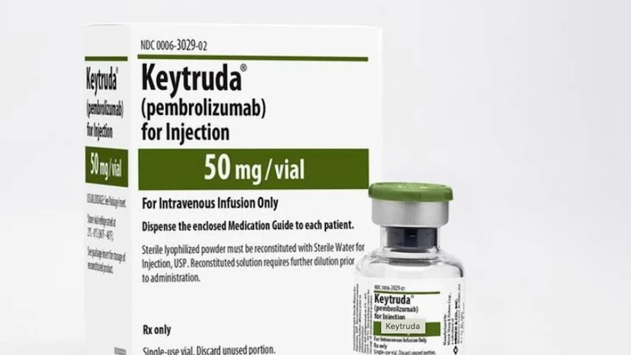 Medicamento Keytruda (pembrolizumab) (Twitter: @gscottweston)