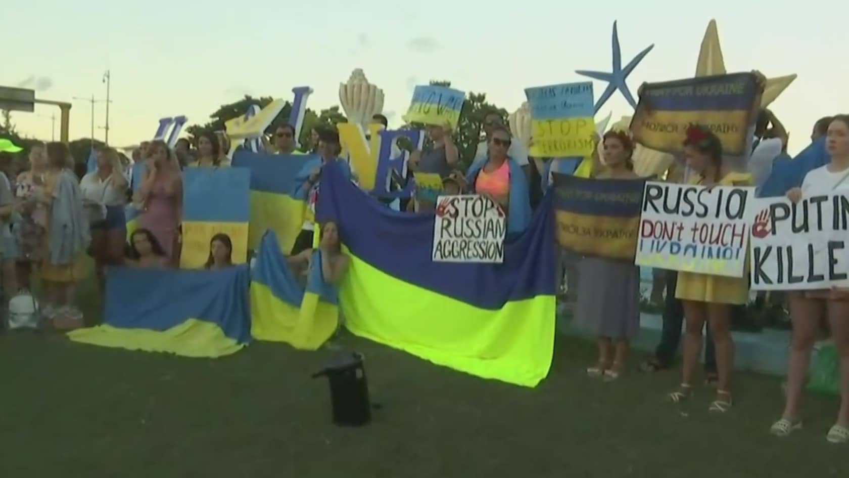multitudinarias protestas en el mundo contra invasion de rusia en ucrania