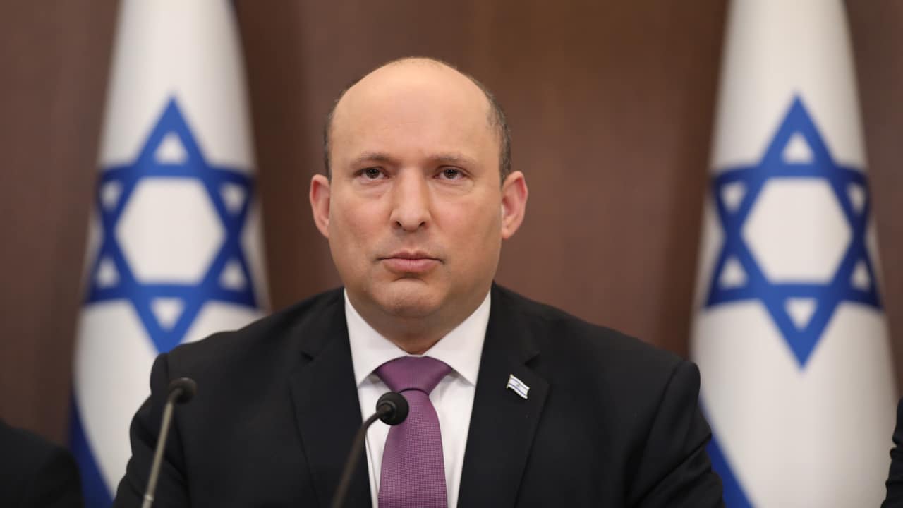 Fotografía del primer ministro de Israel, Naftali Bennett