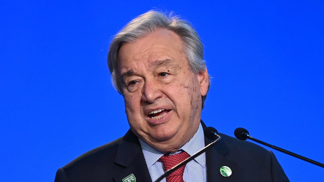 El secretario general de la ONU, António Guterres (EFE)