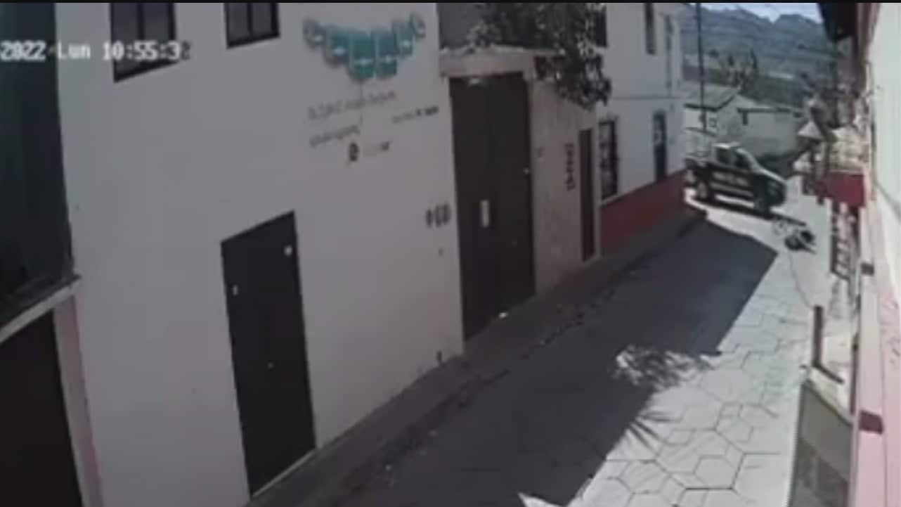 patrulla atropella a ciclista en san cristobal de las casas chiapas
