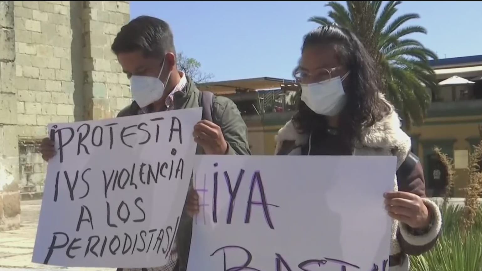 periodistas en mexico protestan contra la violencia