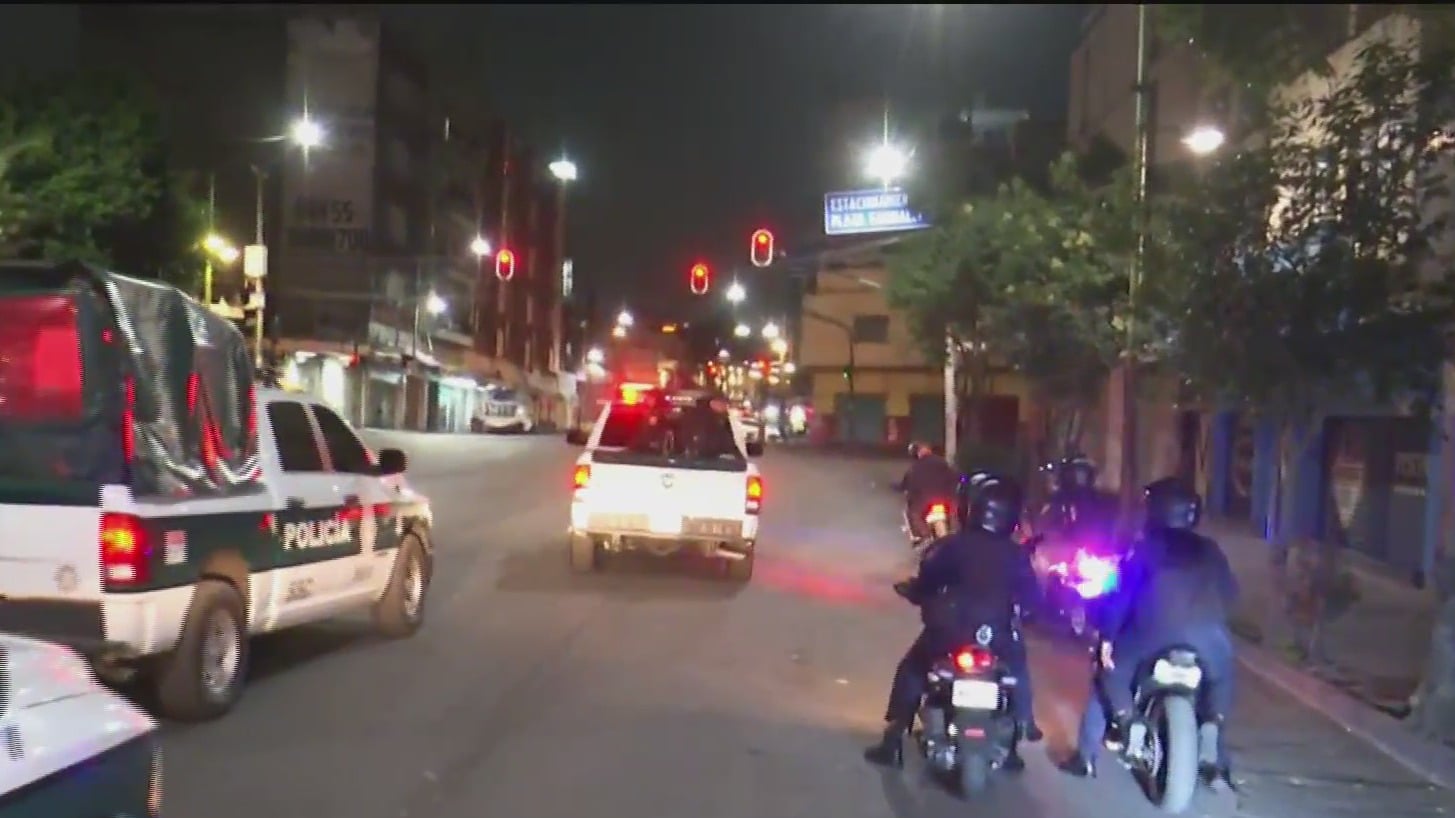 policias recorren calles del centro de la cdmx