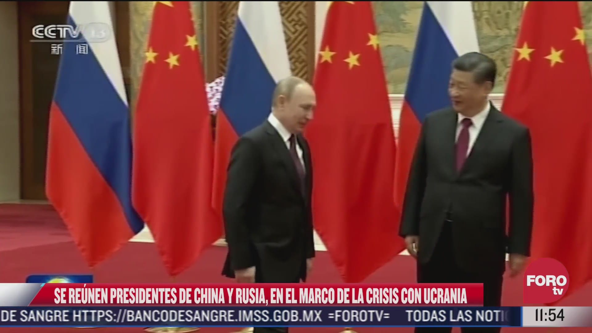 presidentes de rusia y china de reunen en beijing