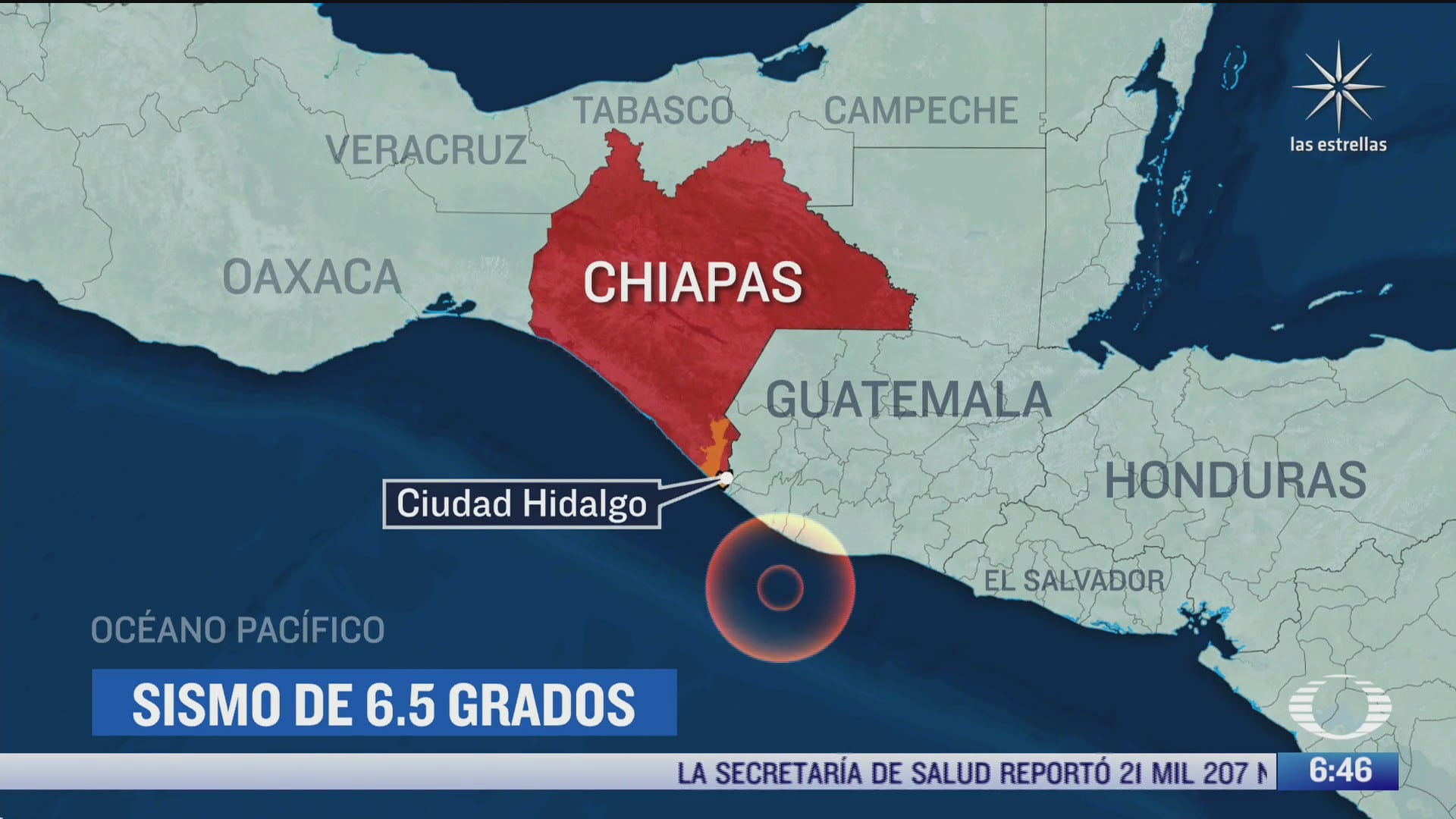 sismo de magnitud 6 5 con epicentro en guatemala se percibe en chiapas