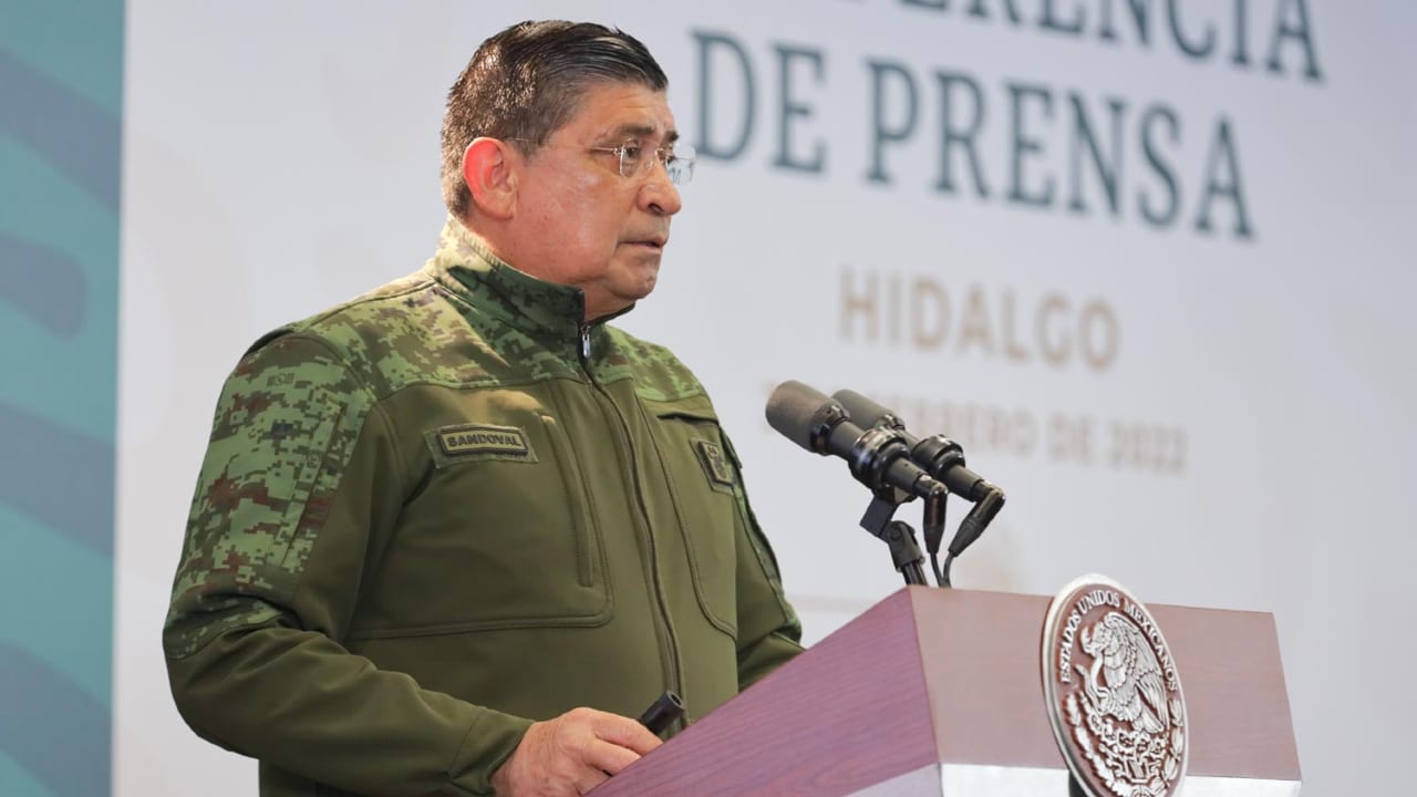 Fotografía del titular de la Secretaría de la Defensa Nacional (Sedena), Luis Cresencio Sandoval