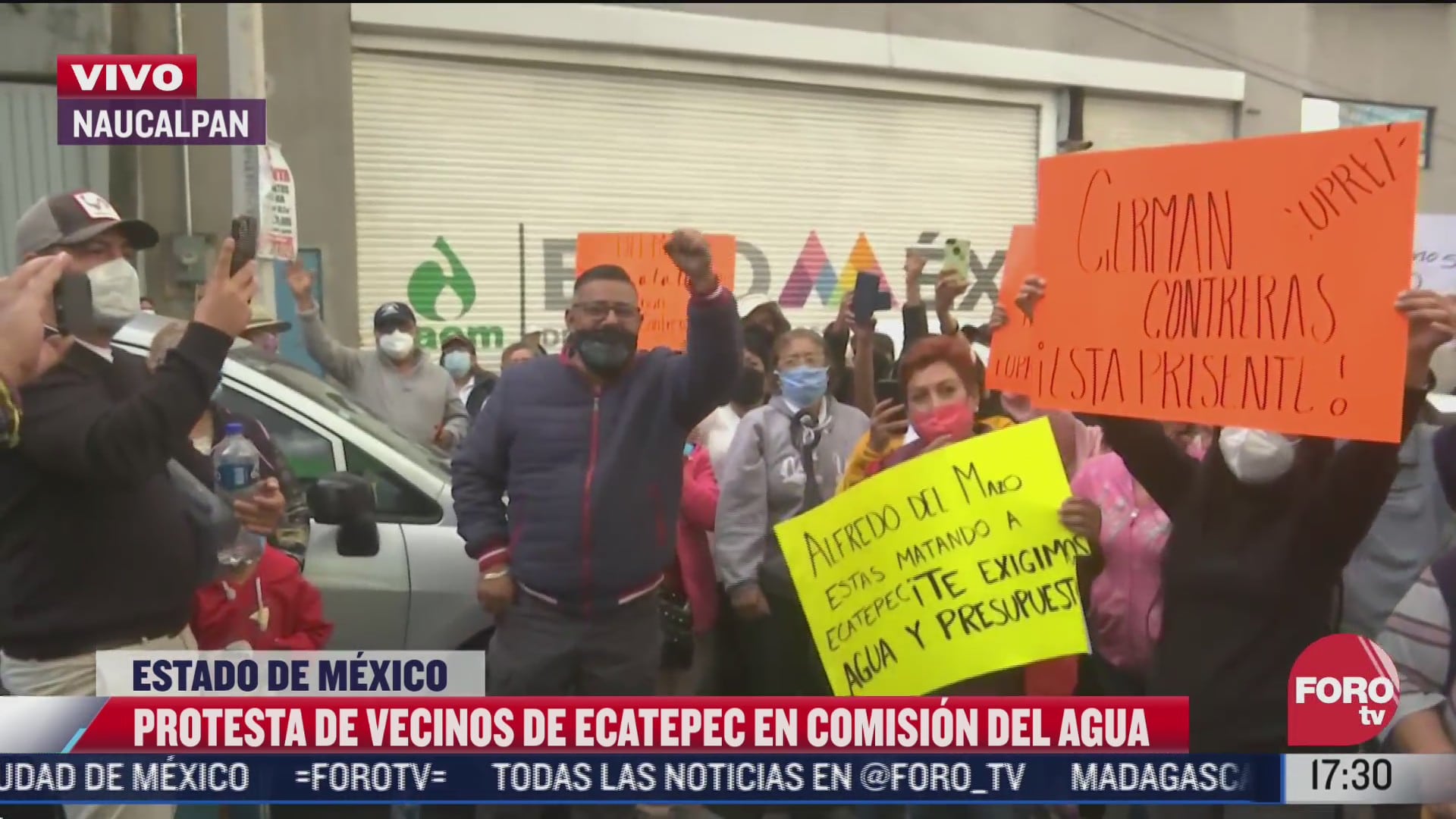 vecinos de ecatepec protestan por falta de agua