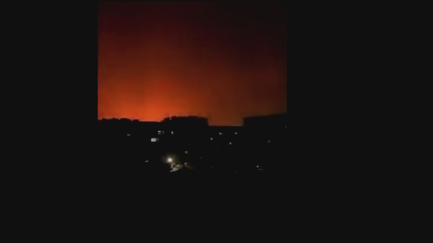 video se registran explosiones en gran parte del territorio de ucrania