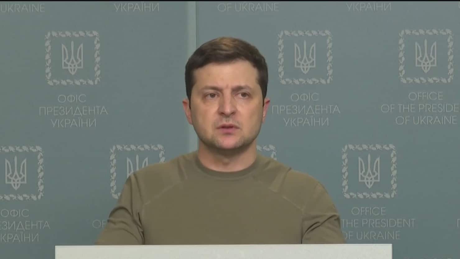 volodimir zelenski afirma que fuerzas rusas llegaron a kiev