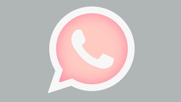 WhatsApp San Valentín logo rosa