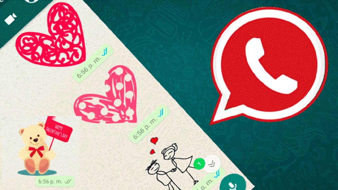 WhatsApp stickers San Valentín