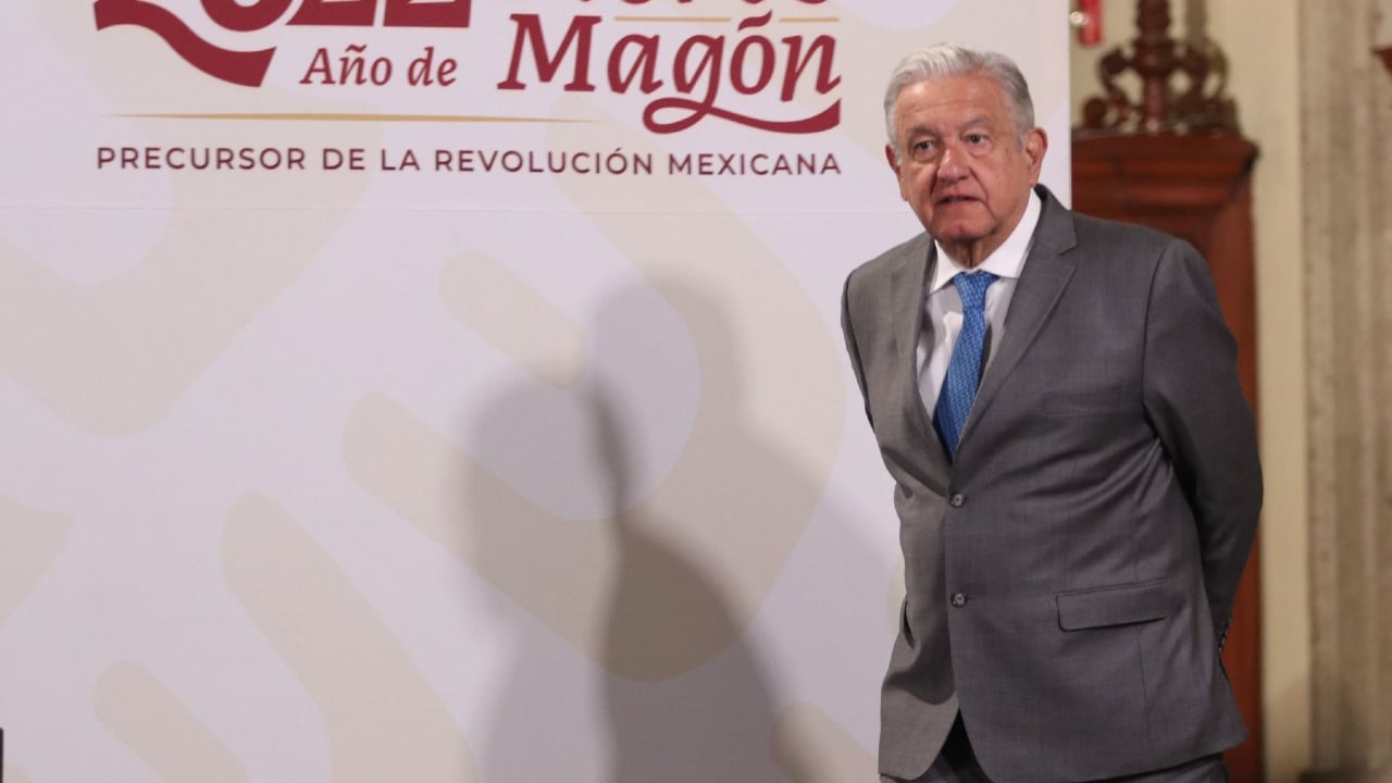Andrés Manuel López Obrador, presidente de México durante su conferencia mañanera