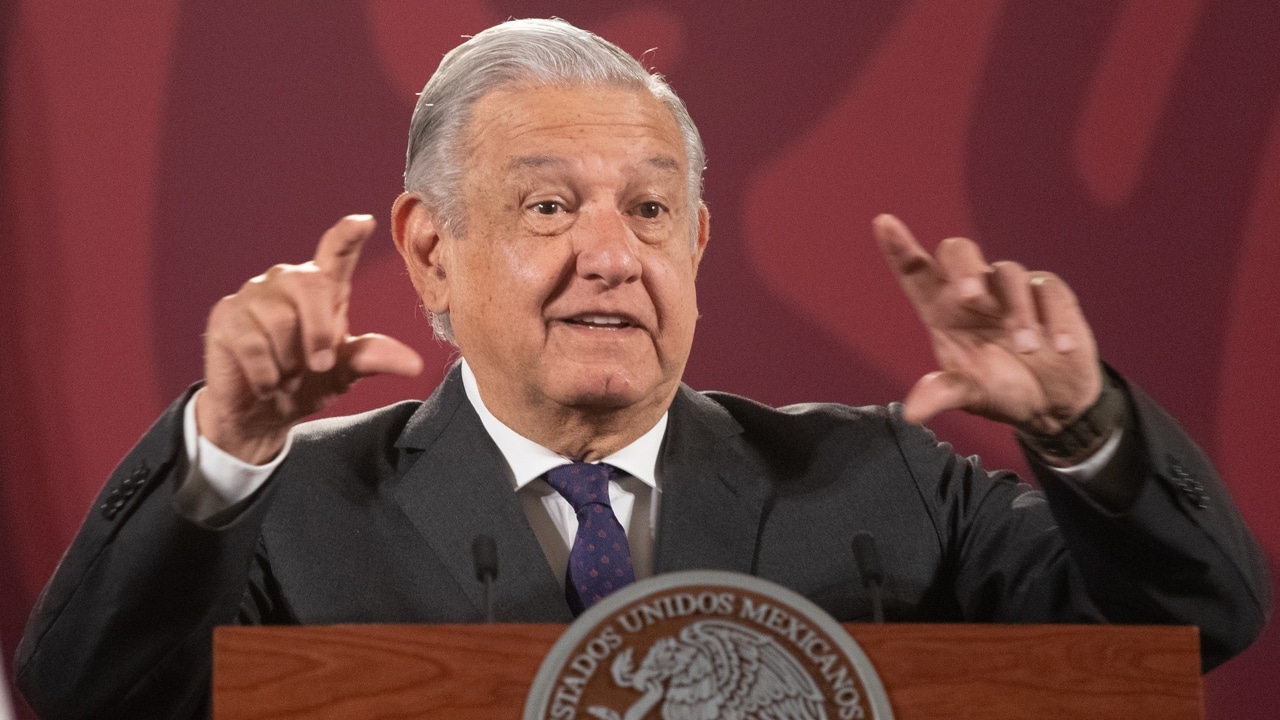 Andrés Manuel López Obrador, presidente de México, habló sobre el uso de cubrebocas en la conferencia mañanera en Palacio Nacional.