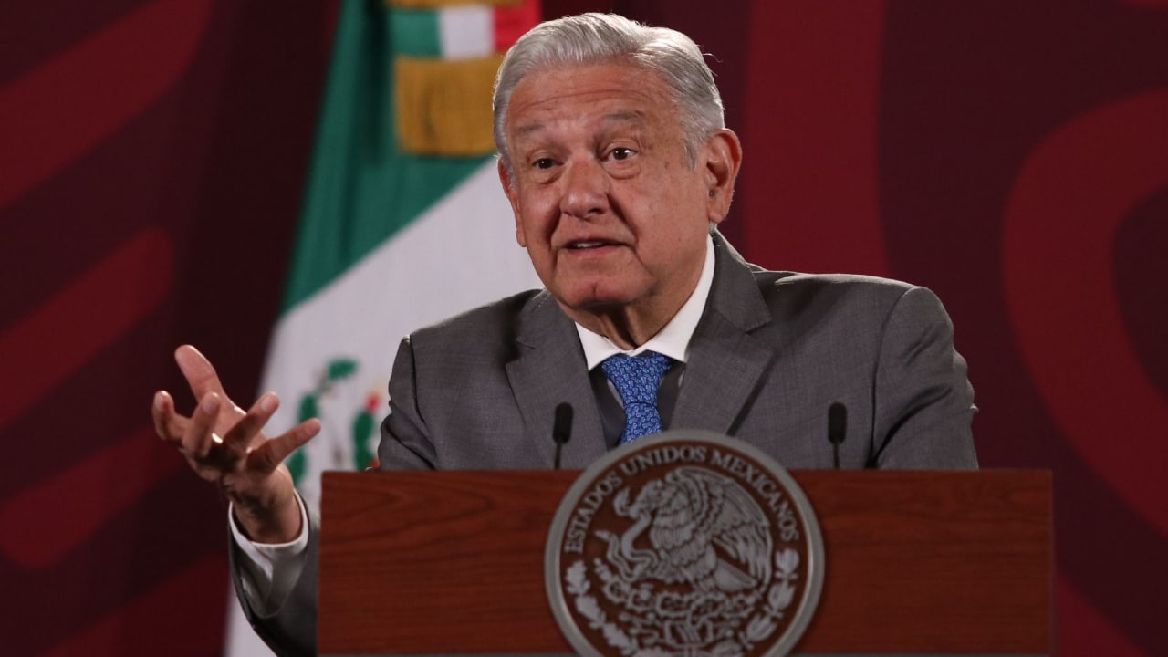 Andrés Manuel López Obrador, presidente de México durante su conferencia mañanera. Fuente: Cuartoscuro