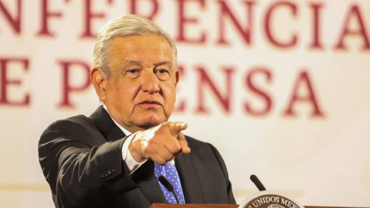 El presidente de México, Andrés Manuel López Obrador, en la conferencia mañanera