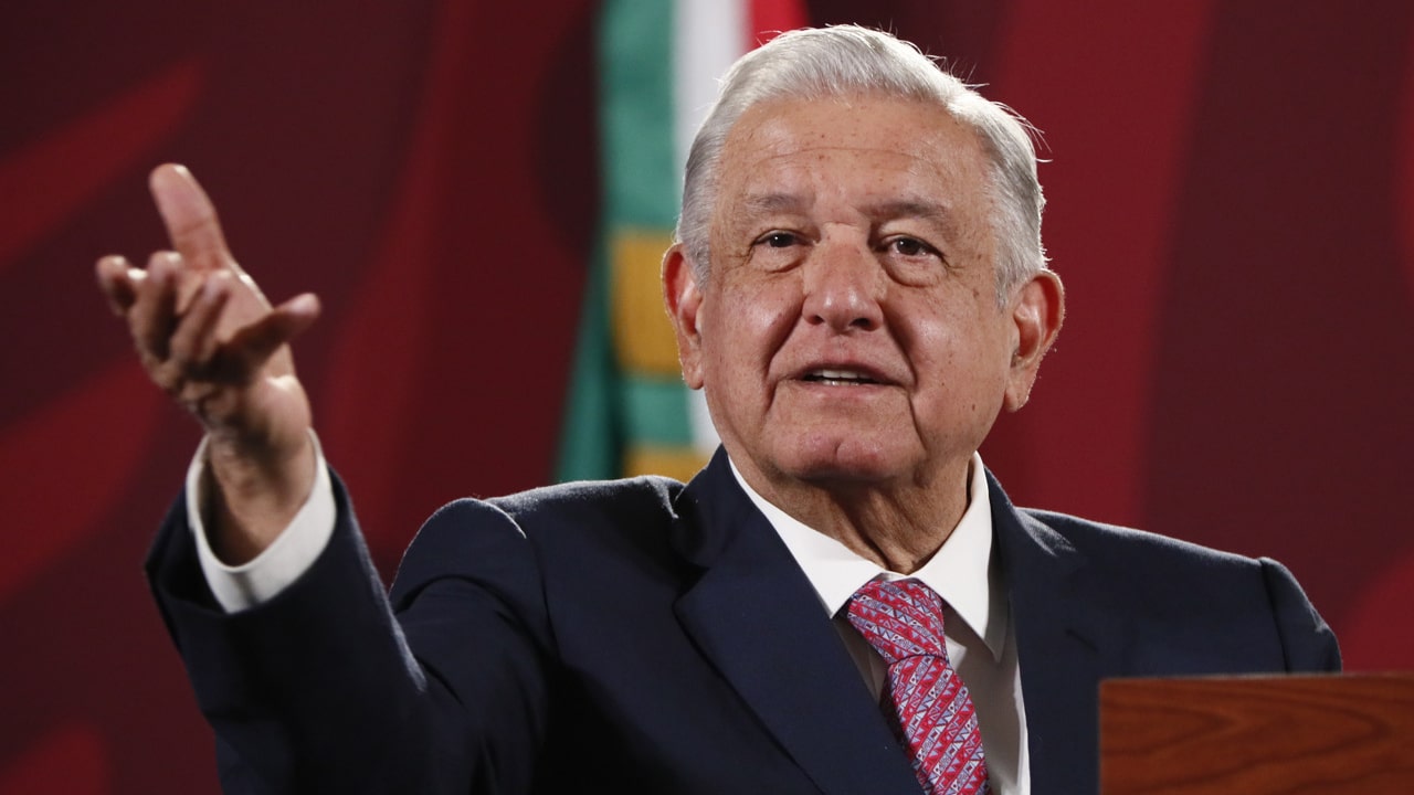 Andrés Manuel López Obrador durante la conferencia mañanera