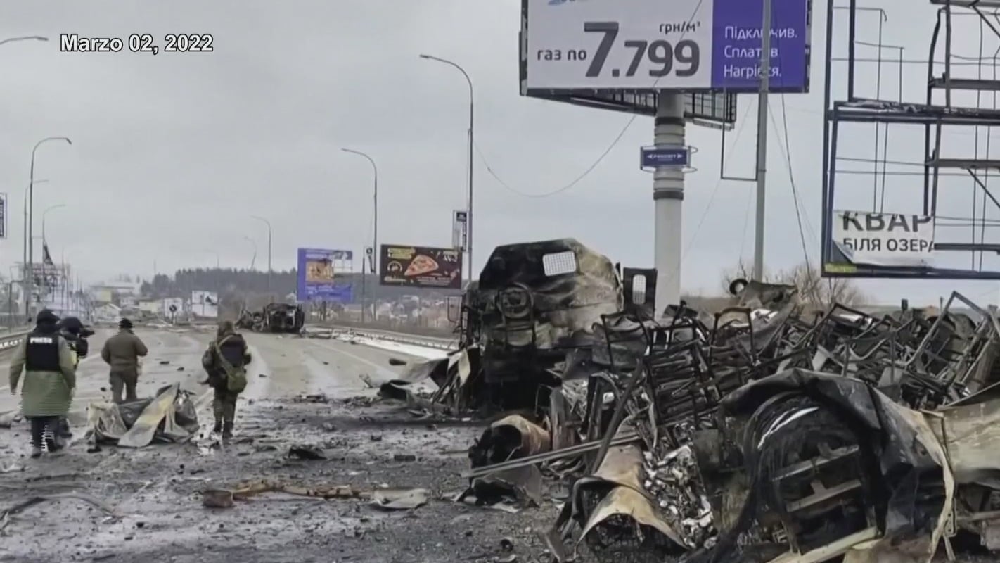 asi vivio ucrania los bombardeos rusos en el octavo dia de la operacion militar