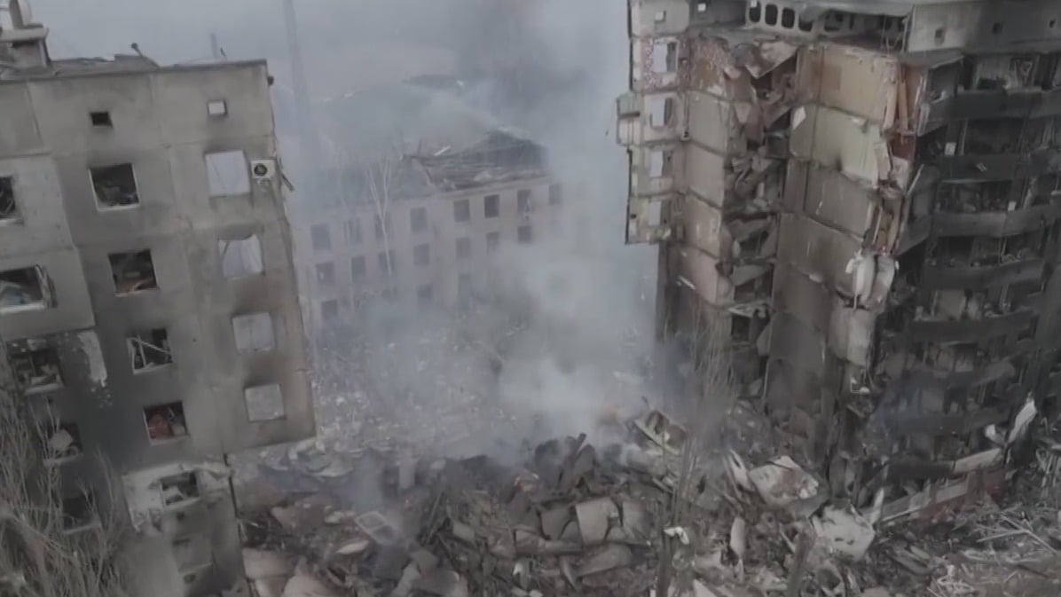 bombardeos continuan en ucrania en el noveno dia de la invasion de rusia