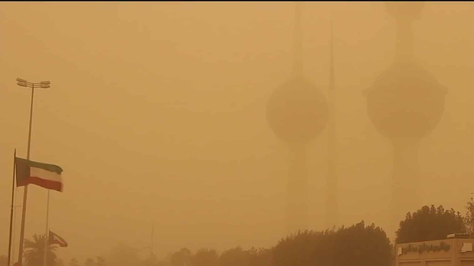 captan tormenta de arena en kuwait