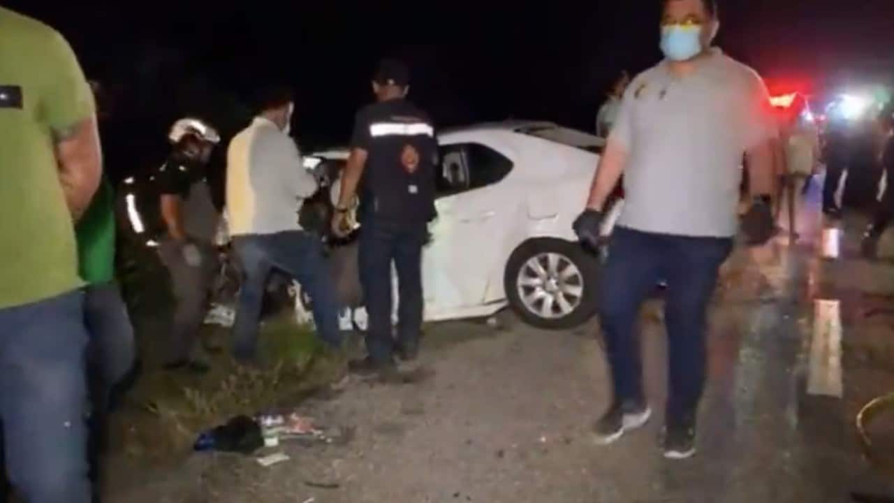 Carambola deja 5 muertos y siete heridos en Ciudad del Carmen, Campeche